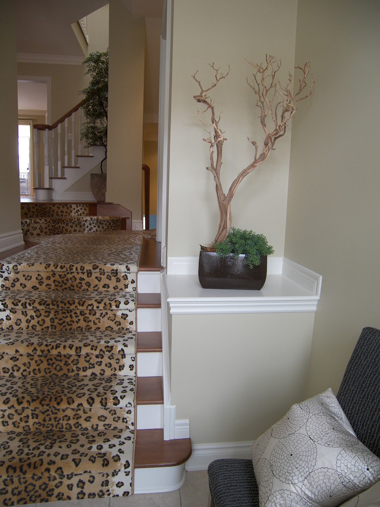 Leopard Stair Runner Hall Eclectic with Branches Hall Leopard Carpet