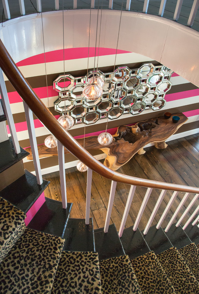 Leopard Stair Runner Spaces Contemporary with Chandelier Leopard Leopard Carpet