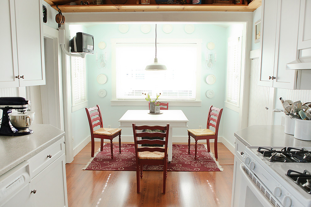 Light Aqua Paint Color Kitchen Traditional with Baseboards Beadboard Country Kitchen