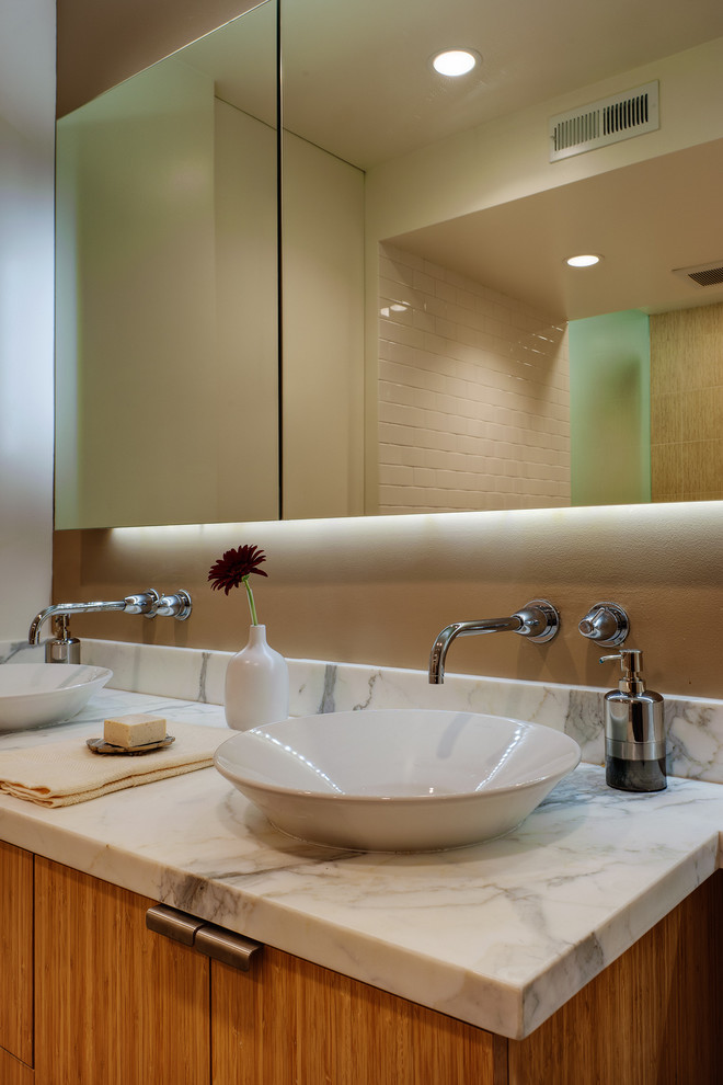 Lighted Medicine Cabinet Bathroom Modern with Accent Lights Clean Lines