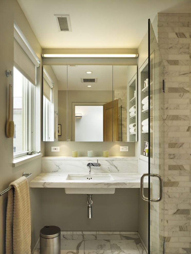 Lighted Medicine Cabinet Bathroom Transitional with Bathroom Lighting Bathroom Mirror