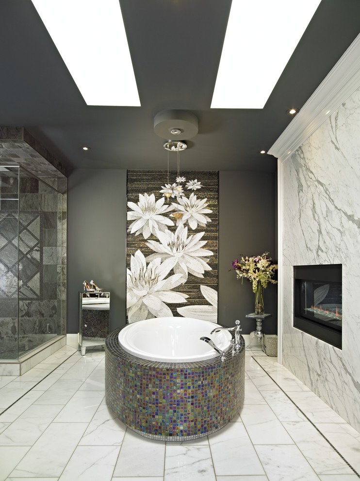 Lily Ann Cabinets Reviews Bathroom Contemporary with Bathroom Fireplace Bathroom Tile