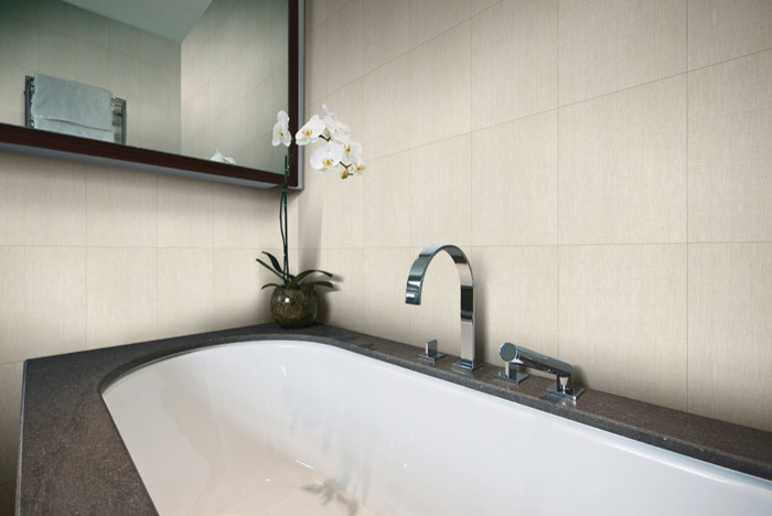 Linen Look Tile Bedroom Modern with Linen Look Porcelain Tile