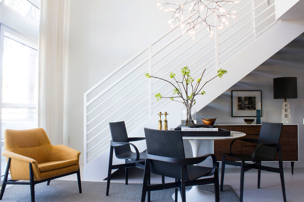 Living Room Credenza Dining Room Contemporary with Art Contemporary Artwork Contemporary