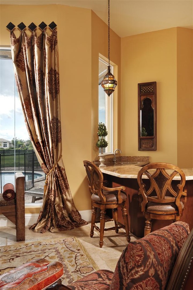 Living Room Drapes Living Room Mediterranean with Area Rug Curtain Hardware