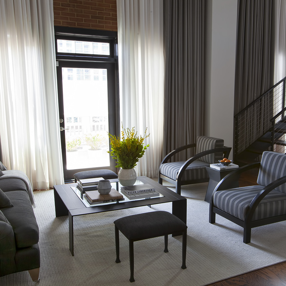 Load Bearing Columns Living Room Contemporary with None 