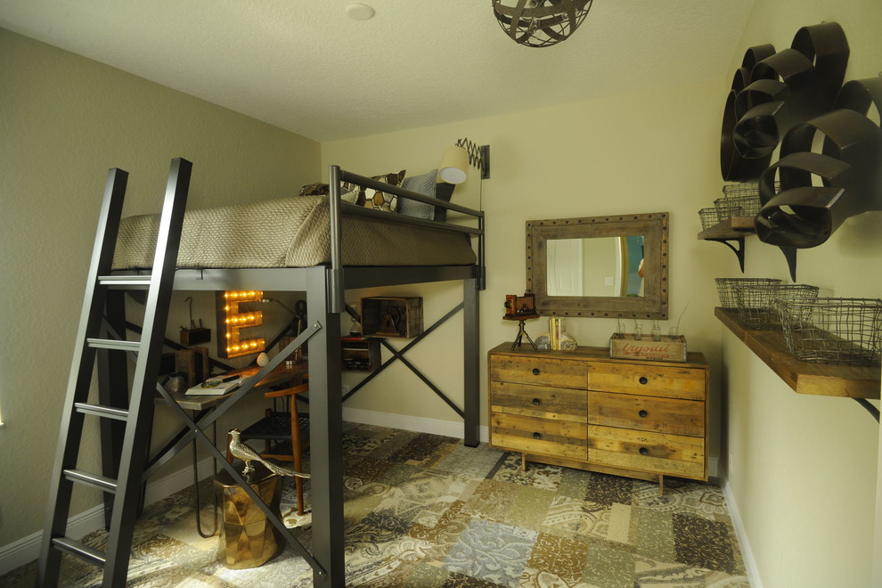 Loft Bed Ideas Kids Rustic with Boys Room Childrens Room