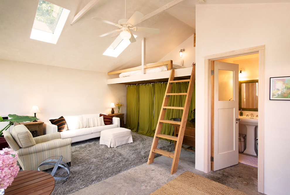 Loft Bed Images Living Room Contemporary with Bathroom Door Bright Airy