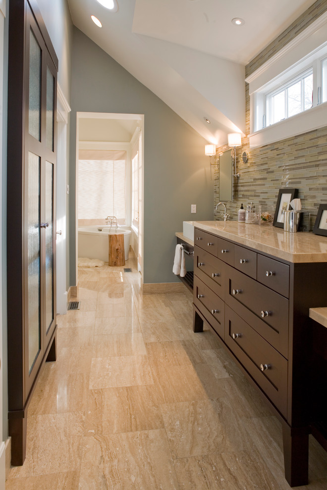 Long Bathroom Sink Bathroom Contemporary with Amber Hobbs Cabinetry Lighting