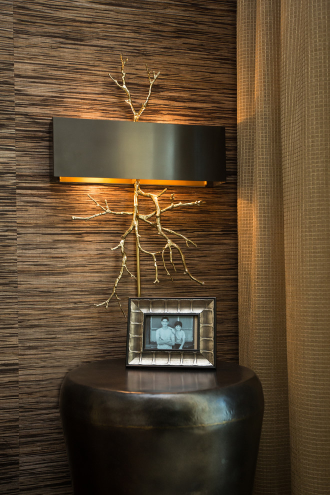 Low Platform Bed Bedroom Asian with Black Sconce Branch Sconce