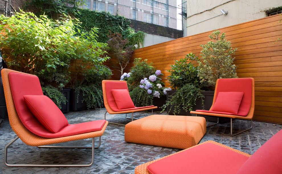 Low Seating Sofa Patio Contemporary with Back Garden Back Yard