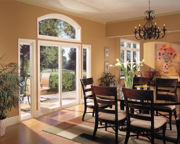 Lucite Folding Chairs Dining Room Contemporary with 2 Panel Arch Top
