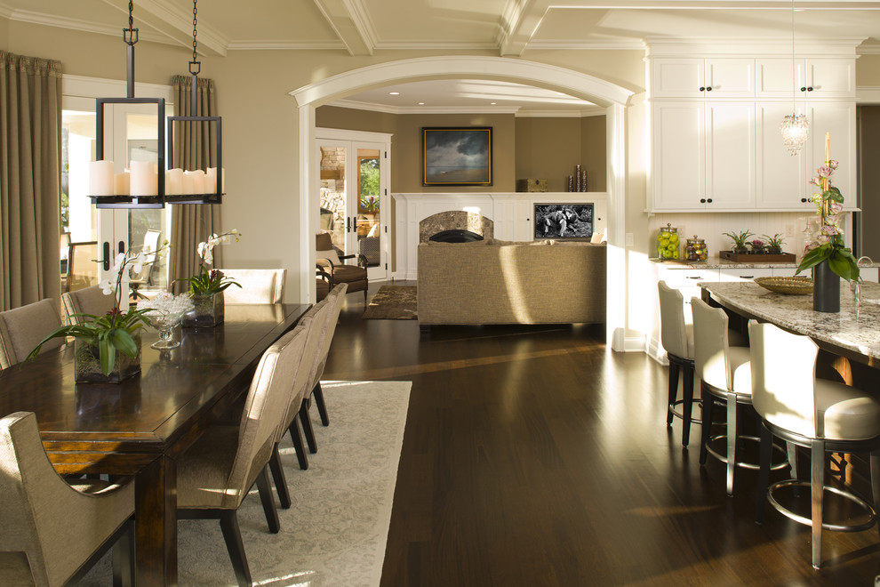 Luxury Dining Sets Kitchen Traditional with Archway Area Rug Breakfast