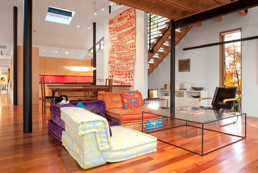 Mah Jong Sofa Living Room Contemporary with Addition Ceiling Lighting Double