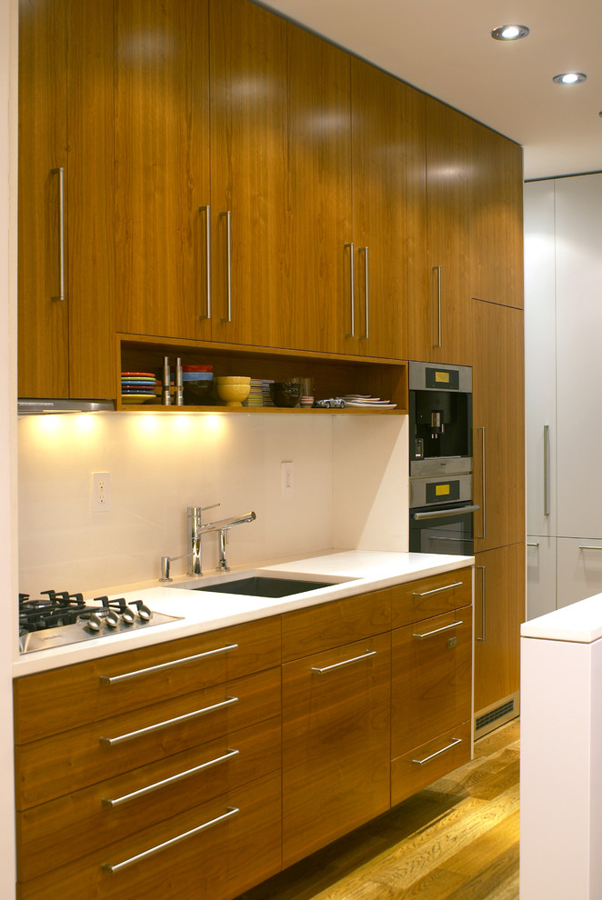 Mahogany Kitchen Cabinets Kitchen Modern with Ceiling Lighting Custom Built1