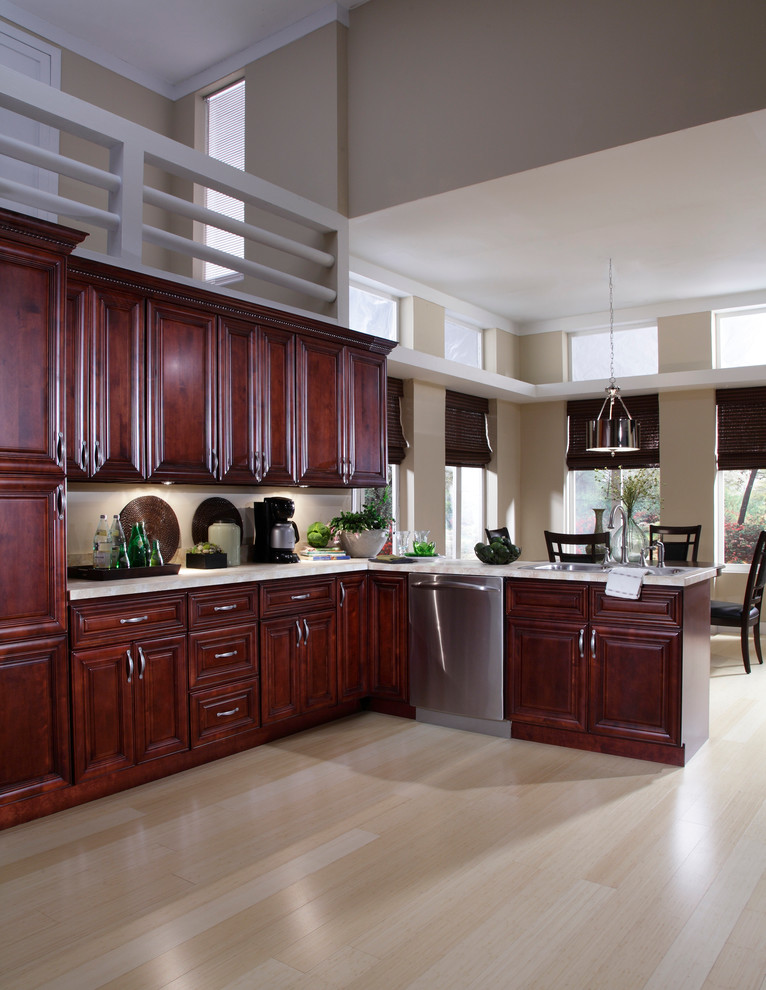 Mahogany Kitchen Cabinets Spaces with Brown Cabinets Cabinets Cabinets6