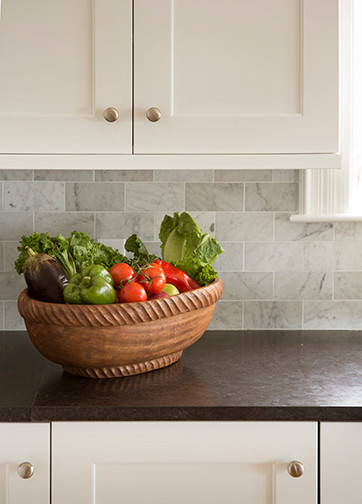 Marble Subway Tile Backsplash Kitchen Traditional with Boston Area Kitchen Designer1