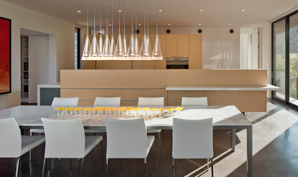 Marble Table Tops Dining Room Modern with Bridge Caesarstone Cantilever Concrete