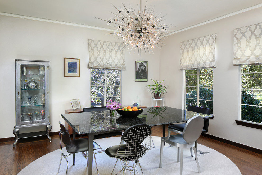 Marble Top Table Dining Room Midcentury with 50s Bertoia Chair Bikini