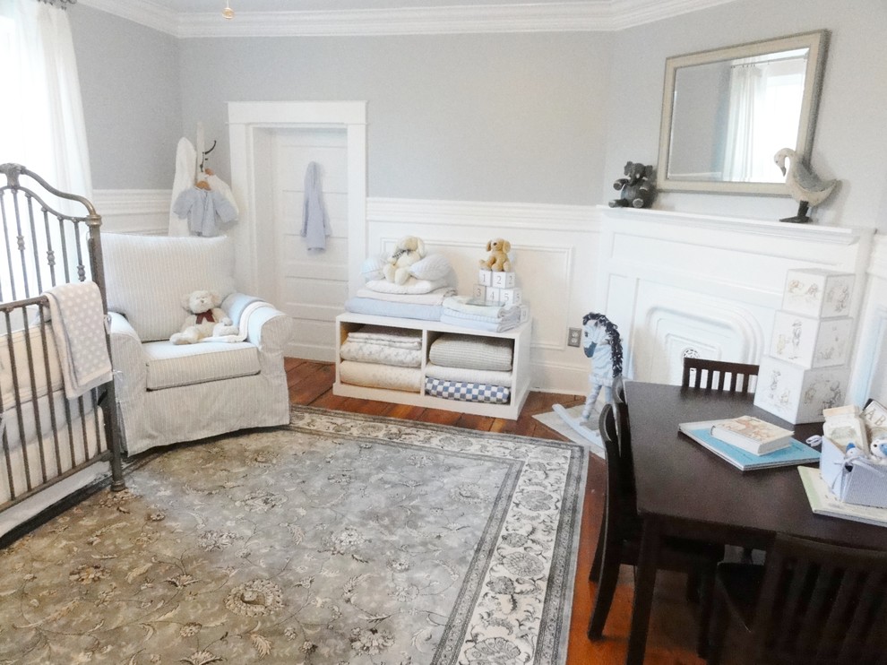 Martha Stewart Closets Nursery Traditional with Area Rug Blanket Storage