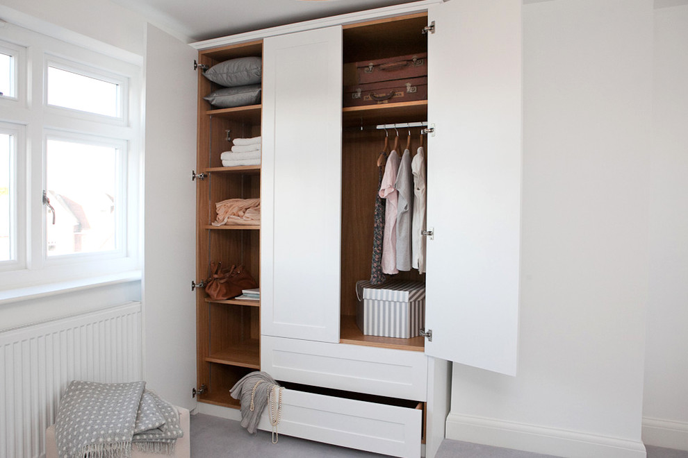 Master Bedroom Closet Ideas Closet with Armoire Carpeting Frame And