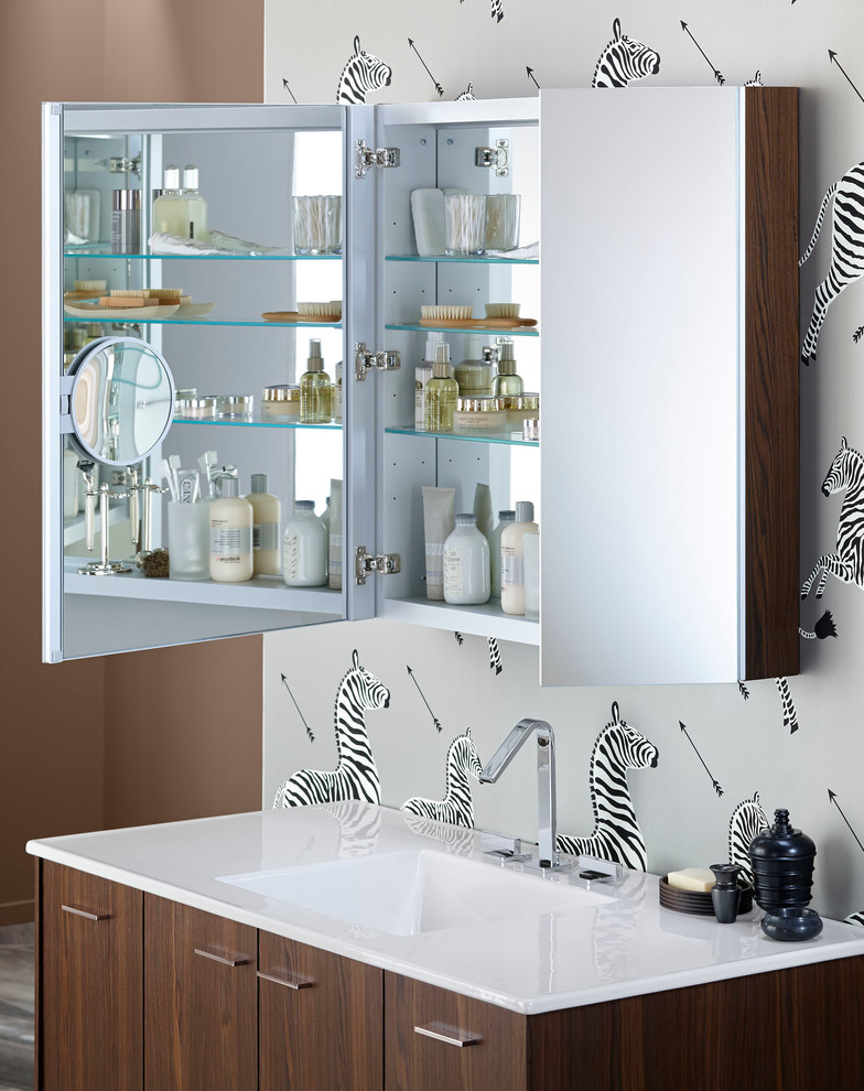 Medicine Cabinet Mirror Bathroom Contemporary with 34 X 30 Medicine
