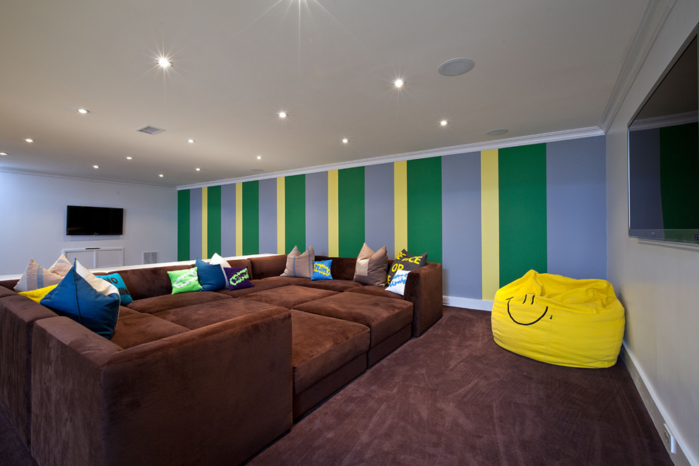 Memory Foam Sleeper Sofa Basement Contemporary with Accent Wall Bean Bag