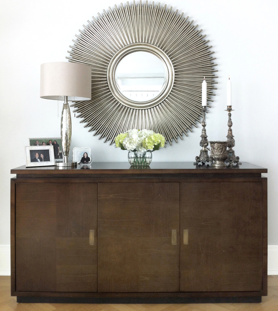 Mercury Glass Lamps Living Room Modern with Beveled Mirror Herringbone Wwood