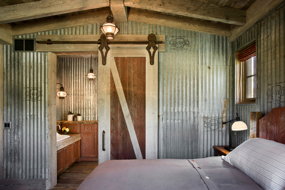 Metal Barn Doors Bedroom Farmhouse with Barn Door Bedroom Corrugated