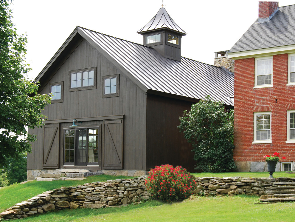 Metal Barn Homes Exterior Farmhouse with 18th Century Antique Barn