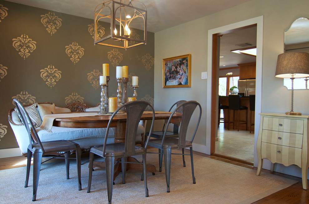 Metal Dining Chairs Dining Room Traditional with Accent Antique Beige Table