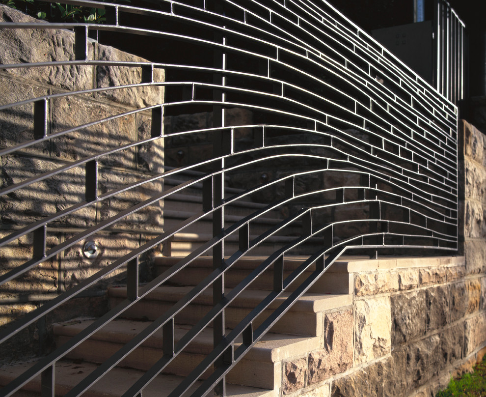 Metal Fencing Ideas Entry Contemporary with None 