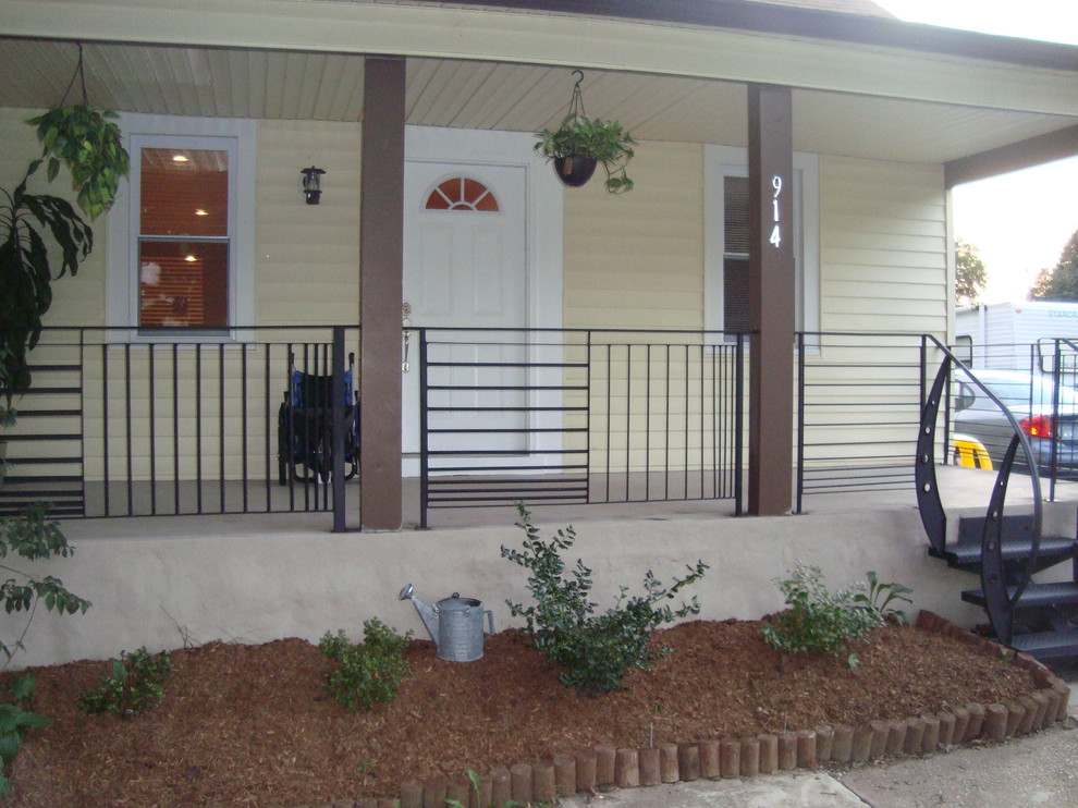 Metal Porch Railing Porch Contemporary with Contemporary Railing Custom Metal
