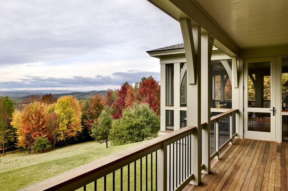 Metal Porch Railing Porch Traditional with None 