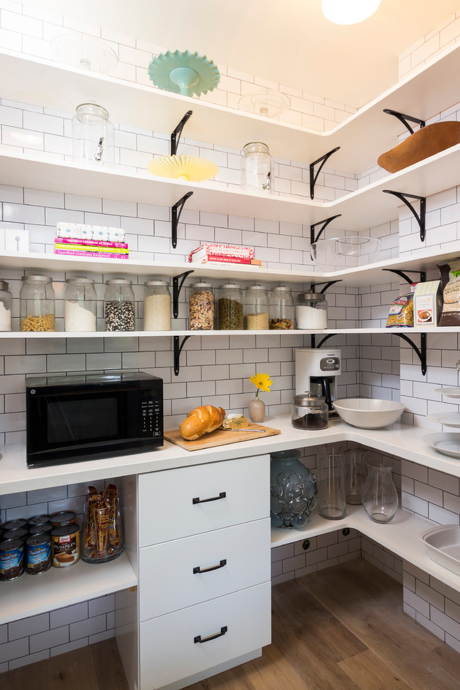 Metal Shelf Brackets Kitchen Transitional with Black Hardware Black Microwave
