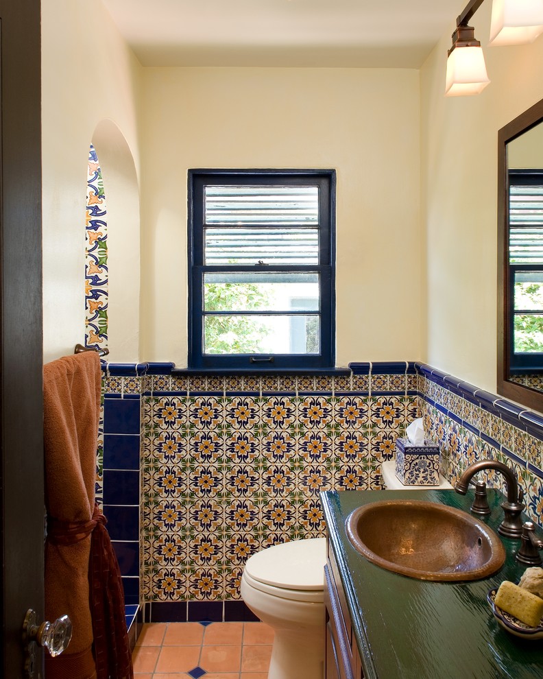 Mexican Kitchen Tiles Bathroom Mediterranean with Archway Bathroom Tile Ceramic