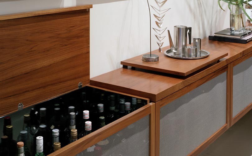 Mid Century Modern Credenza Spaces Modern with Cabinet Cupboard Wine Bottle
