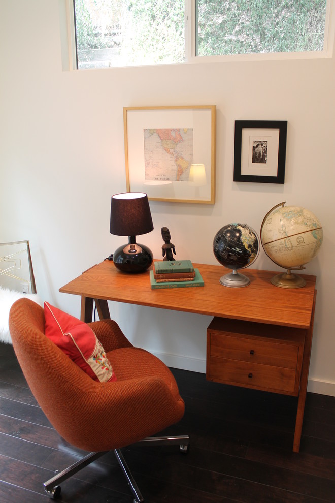 Mid Century Modern Desk Home Office Modern with None 