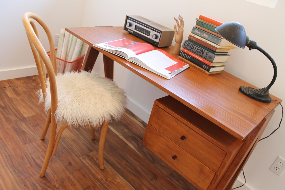 Mid Century Modern Desk Home Office Modern with None 1
