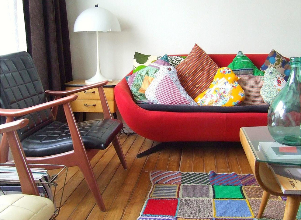 Mid Century Modern Furniture Living Room Midcentury with Art Color Demijohn Etsy