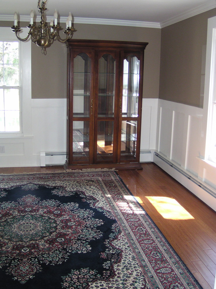 Mirrored China Cabinet Dining Room Traditional with Colonial Dining Room Primitive