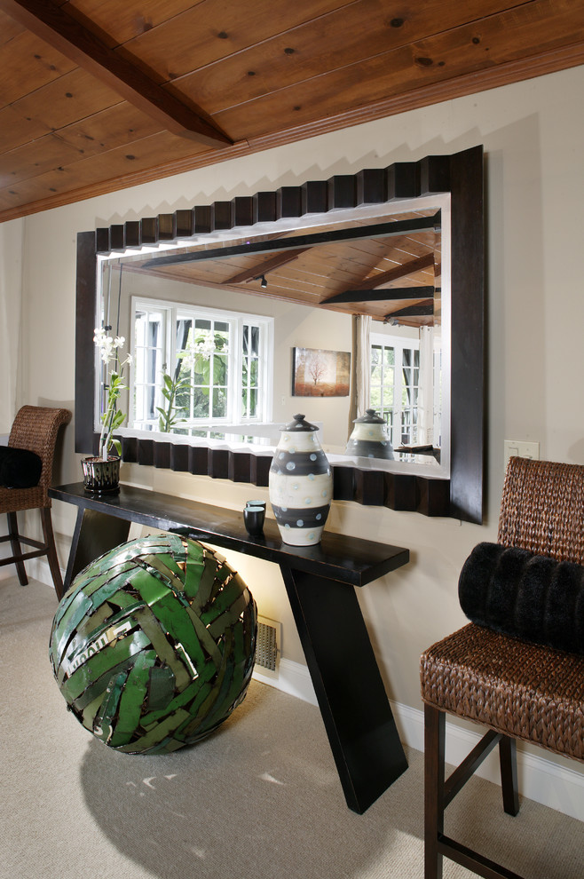 Mirrored Console Table Living Room Contemporary with Ball Baseboards Console Table