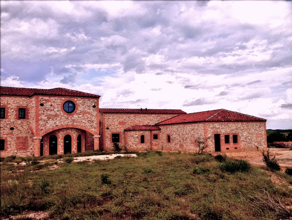 Mitsubishi Mini Split Spaces Mediterranean with Arched Arched Walkways Arched