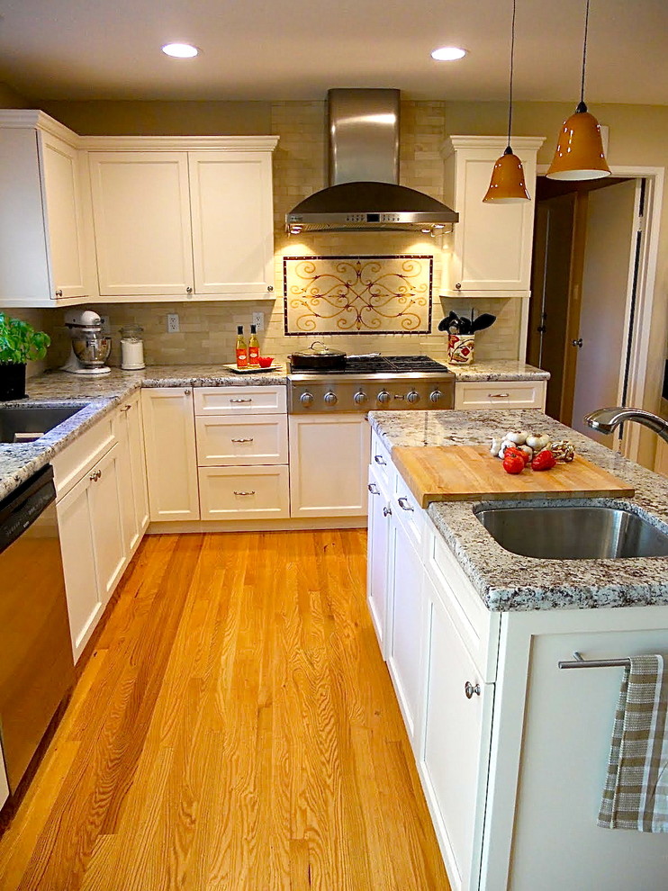 Modern Baby Crib Kitchen Traditional with Kevin Roessler Two Sinks