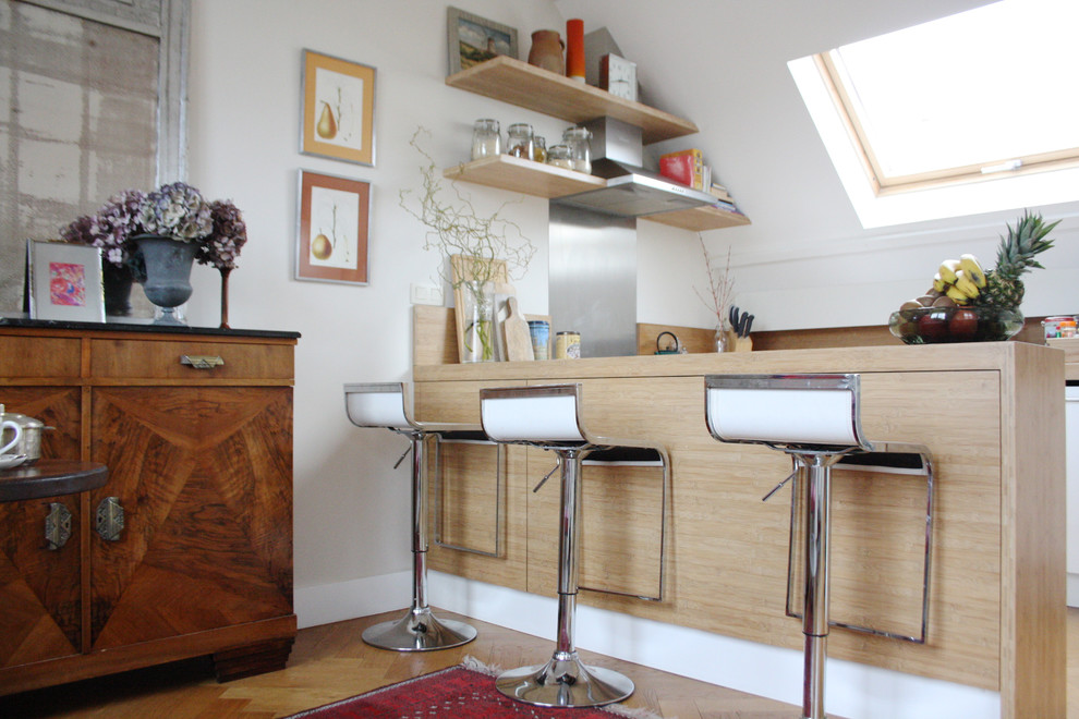 Modern Bar Stool Kitchen Eclectic with None 