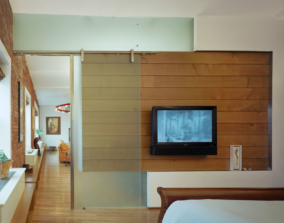 Modern Barn Doors Bedroom Industrial with Door Entertainment Center Flatscreen1