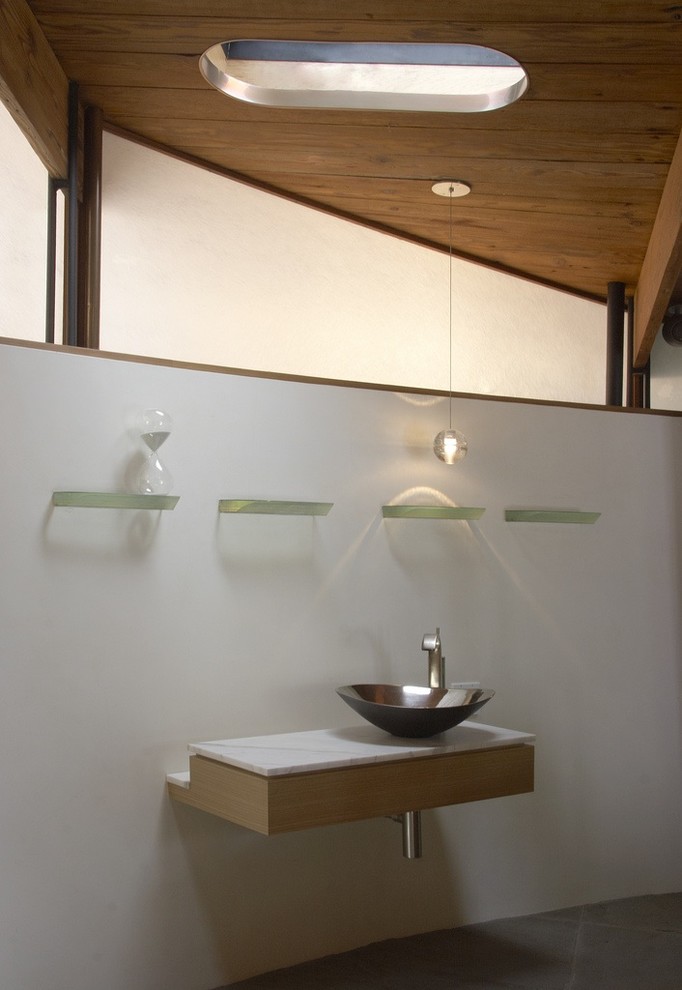 Modern Bath Vanities Bathroom Contemporary with Bathroom Shelves Floating Vanity