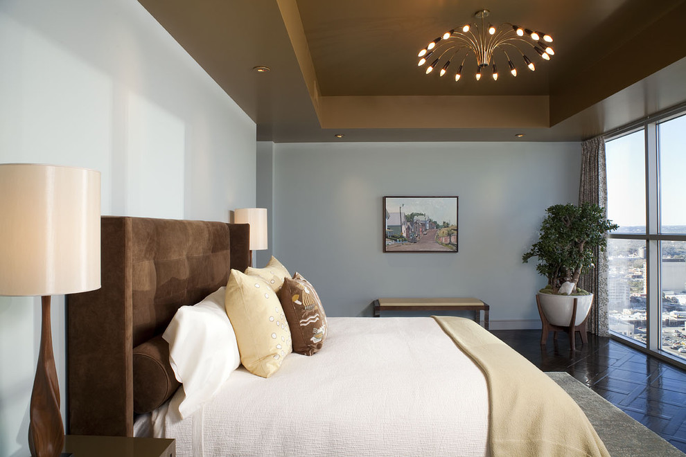 Modern Ceiling Light Fixtures Bedroom Contemporary with Area Rug Blue And