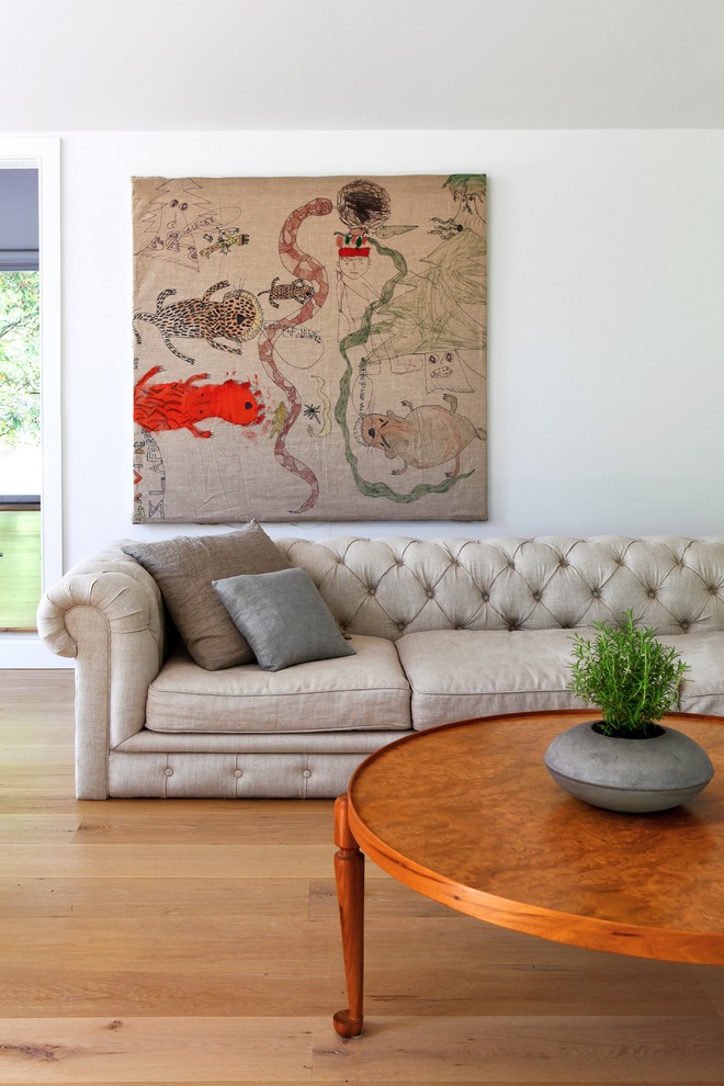 Modern Chesterfield Sofa Living Room Contemporary with Artwork Chesterfield Sofa Contemporary