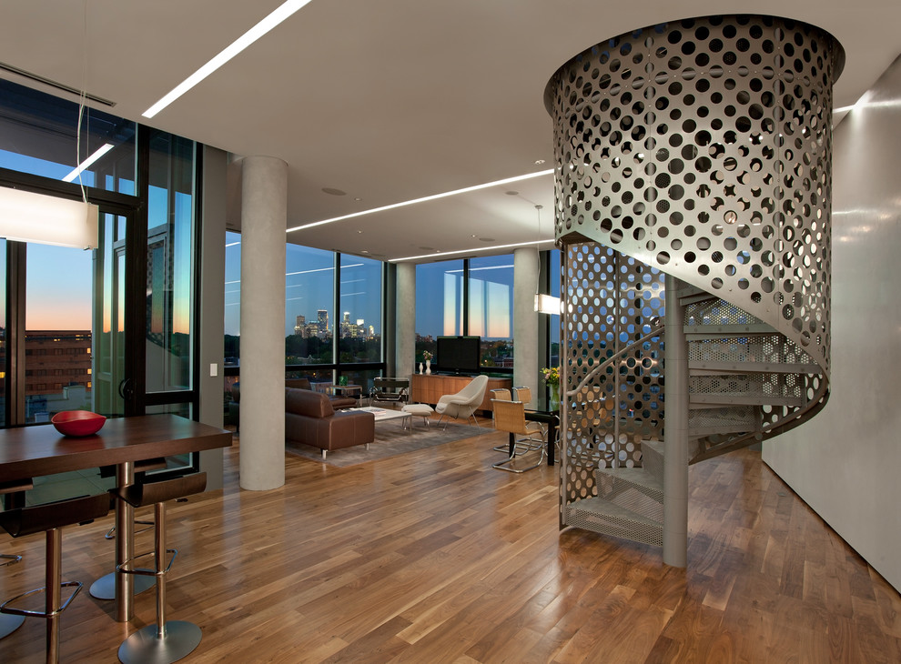 Modern Contemporary Furniture Living Room Modern with Balcony Brown Bar Stool